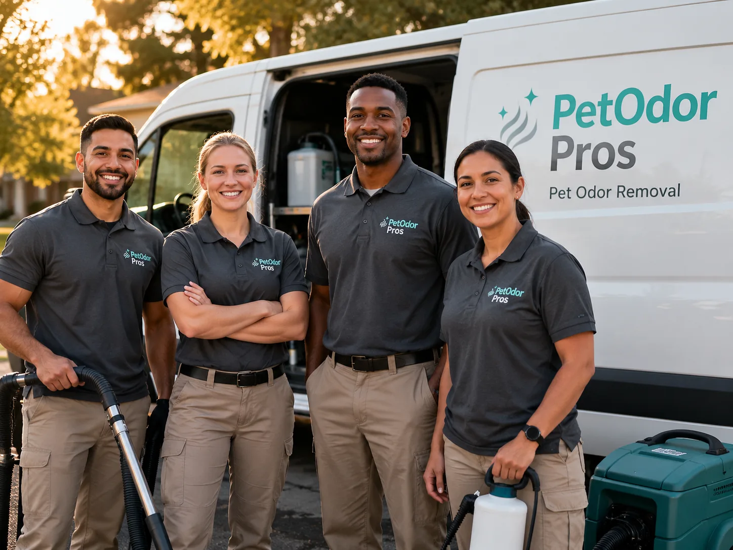 Pet Odor Removal team serving Albion, PA